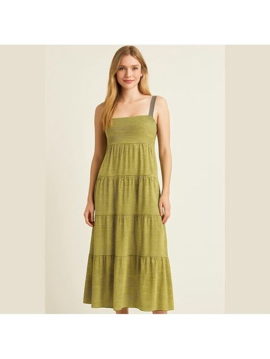 Old Navy Dresses & Skirts - Old Navy Maxi Dress.
Size Small
NEW
Olive Green/ Yellow Striped
